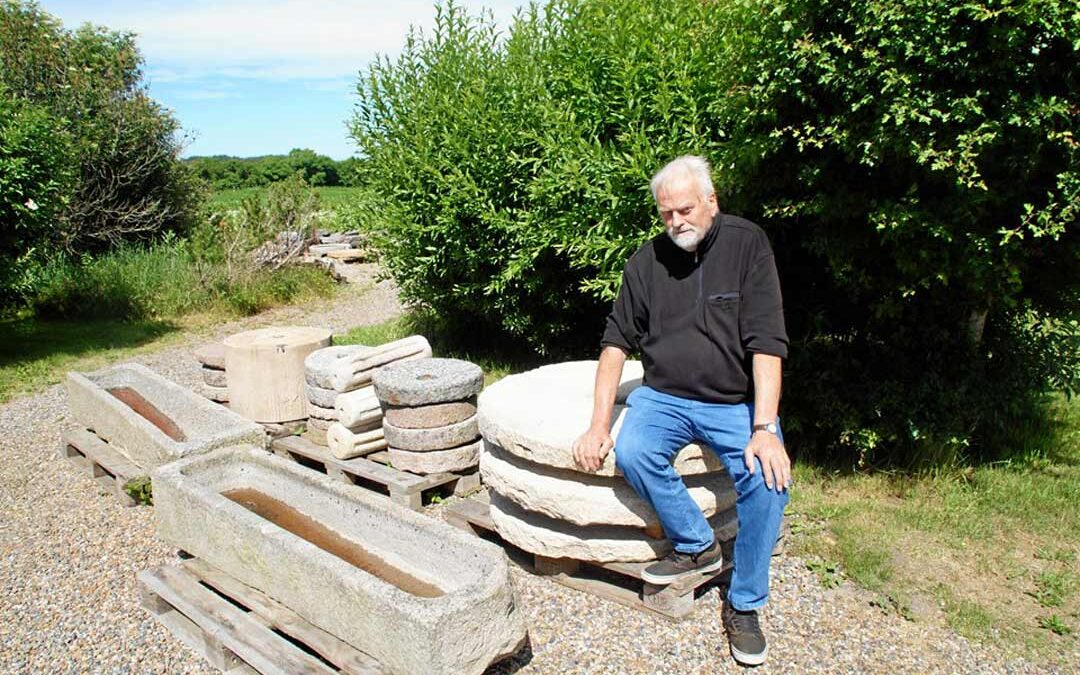 Carl Sørensen, indehaver af Gule Længe Antik i Lønstrup.