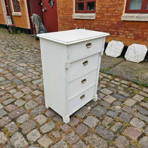 Lysegrå kommode med 4 skuffer - Image 2